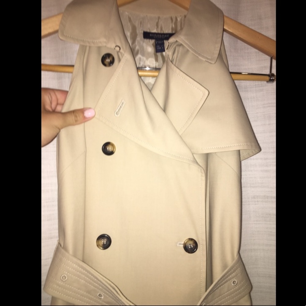 Burberry Trench Coat Sleeveless Beige - Picture 6 of 8